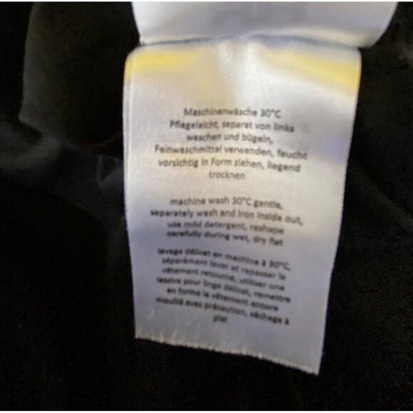 Riani Black T-Shirt Colorful‎ Floral Sleeves & Graphic Detail XL Festive Casual - Picture 7 of 7